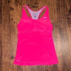 Drifit top with built in sports bra